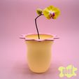 3D-PRINTABLE-PLASTIC-FLOWER-VASE-by-qbed-4.jpg 2+1 FLOWER VASE BUNDLE