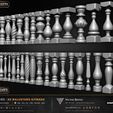 30-Balusters-Architecture-Kitbash-IMM-Brushes-Sculpted-By-Yacine-BRINIS-Volume-01-Set-005.jpg 30 Balusters Kitbash