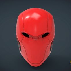 untitled.327.jpg Fichier 3D gratuit Casque à capuche rouge - portable grandeur nature・Design imprimable en 3D à télécharger