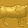 ox-02-04.jpg STL file bas-relief real 3D Relief For CNC building decor wall-mount for decoration "Ox-02" and 3d print・Template to download and 3D print