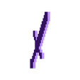 Sword_Steve_Alex_Minecraft_Armour.stl 威廉与史蒂夫-亚历克斯装甲