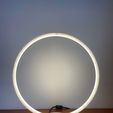 IMG_9446.jpg LED RGB DESIGNER CIRCLE RING LIGHT LAMP - App & Music Controlled