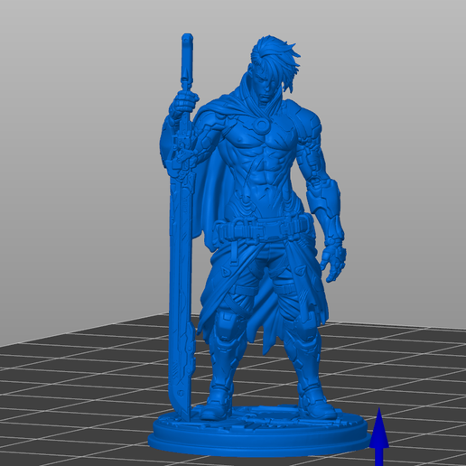 Cyberpunk Male with Sword