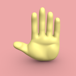 1.png Raised Hand Emoji