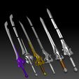 Preview26.jpg The Power Sword, Subternia Blade and Preternia Blade - He-man Netflix Version 3D Print model