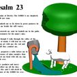 Psalm23EN.jpg Psalm23 詩篇23章 Table Decor 情境小擺飾