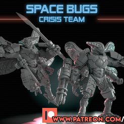 Thraxian_Team.jpg Greater Good Space Bugs -- Crisis Team