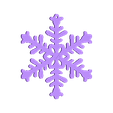 SF3_Grade.stl Snowflake decorations
