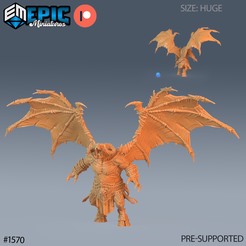 1570-Orc-Demon-Lord-Roar-Huge.png Orc Demon Lord Roar ‧ DnD Miniature ‧ Tabletop Miniatures ‧ Gaming Monster ‧ 3D Model ‧ RPG ‧ DnDminis ‧ STL FILE