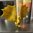 il_1588xN.6744661935_5s6o-1.jpg Golden Dragon Hatchling Figure Bookshelf Decor