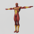 Renders0010.png IRon Spiderman Spiderman Spiderverse Lowpoly Textured