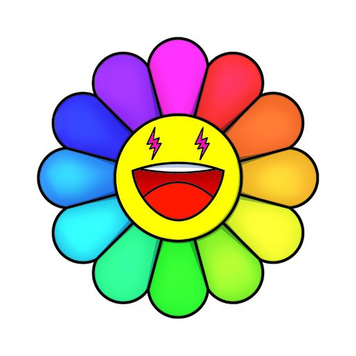 💐 J. Balvin x Takashi Murakami Flower 2 toy・ STL File for 3D