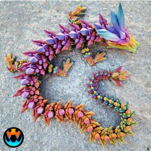 dragon crystal 3D model