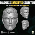 18.png Maskless Snake Eyes Collection 3D printable File For Action Figures