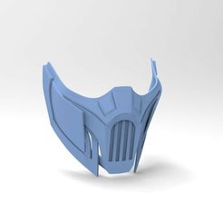 1.672.jpg OBJ file Sub Zero Mask 3D MK 11 for 3d printing・3D printer design to download