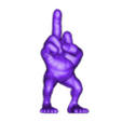 Mr_Finger_FCY_2.stl MR FINGER  (middle finger) + Monster Finger - Halloween Edition