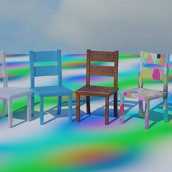 chaises-colection-2.png OBJ-Datei Stühle・Modell zum Herunterladen und 3D-Drucken, castor0697