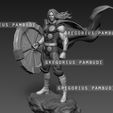 thor10.jpg Thor Fan Art Statue 3D Printable