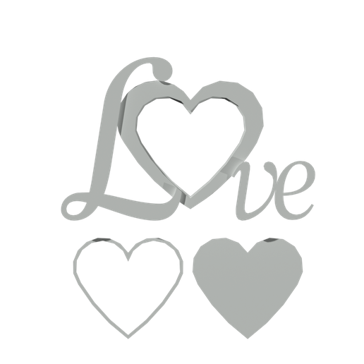 Love 3D model