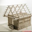 P03.jpg 3D printed house - log cabin - cottage