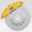 RS_Brake_7.png RS Brake Caliper and Brake Disc 3D Model