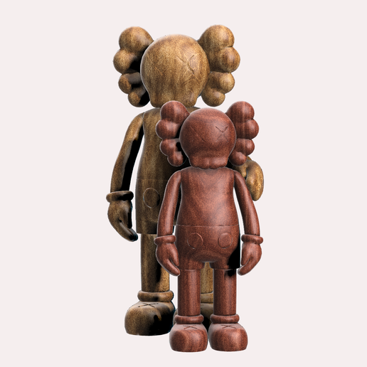KAWS TWO FIGURE 3D model