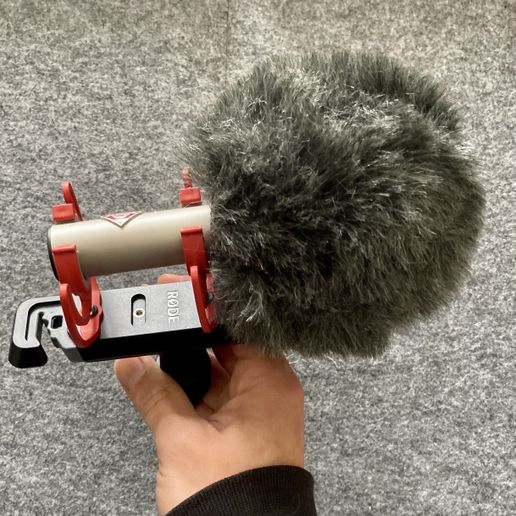 IMG_1652.jpeg Mini Mic Blimp for short pencil condenser microphones/ Baseball Baby ball gag blimp