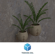 53.png Plant pot, small and large cylinder pattern - Plant pot, small and large cylinder pattern