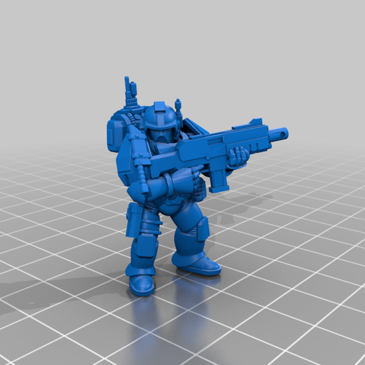 Halo Marine Standard Pose 3D model