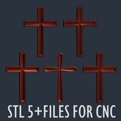 CROSS-13.png Wall сross 5  - 3D MODEL STL- files For CNC and 3D Printer.Download.
