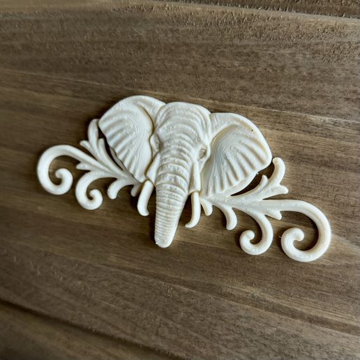 relief set elephant animal symbol model