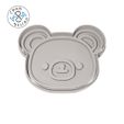 Animal_09_9cm09.jpg Bear - Animal Kawaii Heads (no 9) - Cookie Cutter - Fondant - Polymer Clay
