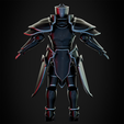 BlackKnightArmorBundleBack.png Fire Emblem Black Knight Armor and Helmet for Cosplay