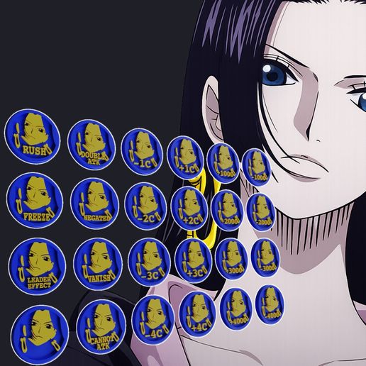 TOKEN COIN ONE PIECE PACK TCG BOA HANCOCK