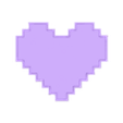 HEARTBOX_BASE.stl Pixel Heart Box