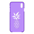 iPhone_XSMax_Pineapple_001.stl Download free STL file iPhone Case - 7/7Plus, 8/8Plus, X, XS, XS Max, XR • 3D printable model, DuaneIndeed