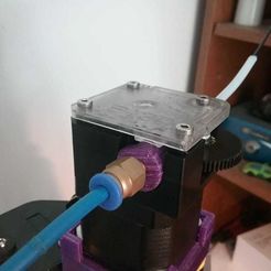 20190319_093202.jpg Free 3D file Replacement E3D Titan Extruder Bowden Adaptor・3D printing idea to download