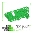 YOU-ARE-MY-PERSON-COOKIE-CUTTER.png STL file YOU ARE MY PERSON COOKIE CUTTER R / COOKIE CUTTER・3D printing idea to download, THEDREAM3DDESIGN