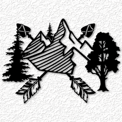 project_20230531_1142464-01.png Native American Indian wall art mountain scene wall decor