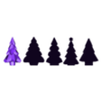 Bundlepack_Tree.stl Árbol de Navidad 5 en 1 - Imprimir en su sitio