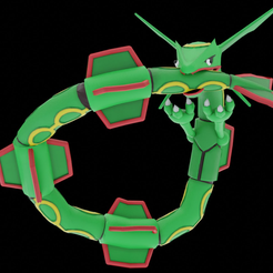 imagem_2023-01-11_071513965.png Fichier STL Rayquaza - MEME Pokémon précis se mordant la queue.・Modèle imprimable en 3D à télécharger