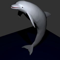Dolphin-curved-upright.jpg STL-Datei Delphin - gebogen, aufrecht kostenlos herunterladen • 3D-druckbares Objekt, nap