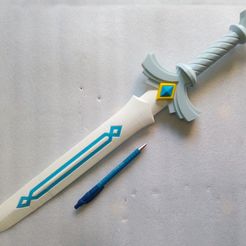 IMG_20190920_152138.jpg STL-Datei Link Goddess Sword (without painting) kostenlos・3D-Druck-Modell zum herunterladen, lipki