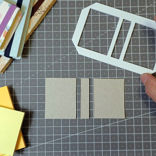 🎶 Sticky Notes Bookbinding Guide Tool・ 3D File for ・Cults