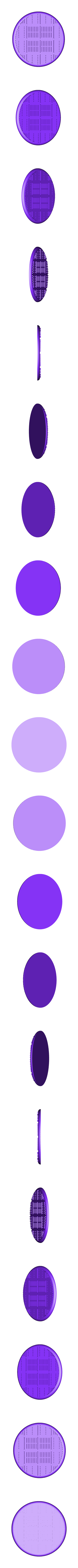 base_6_grid.stl terreno de sobremesa - lluvia radiactiva