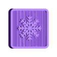 Snowflake in a box 10x10 slim.stl Snowflake in a box