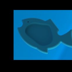 Untitledg.jpg Файл STL ПОИЛКА ДЛЯ КОШЕК РЫБА ГОЛУБАЯ・Дизайн 3D-печати для загрузки3D