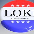 lokiforpresident3.jpg Loki for president - Loki tv series button