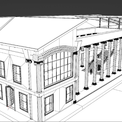 4.png Ancient Roman Government Building 3D model