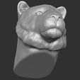 16.jpg Tiger head for 3D printing